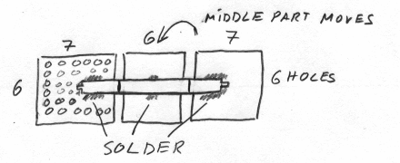 [souder les 3 pi&egrave;ces du corps]